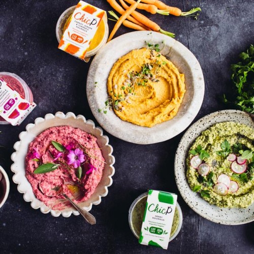 ChicP Raw Veg Houmous